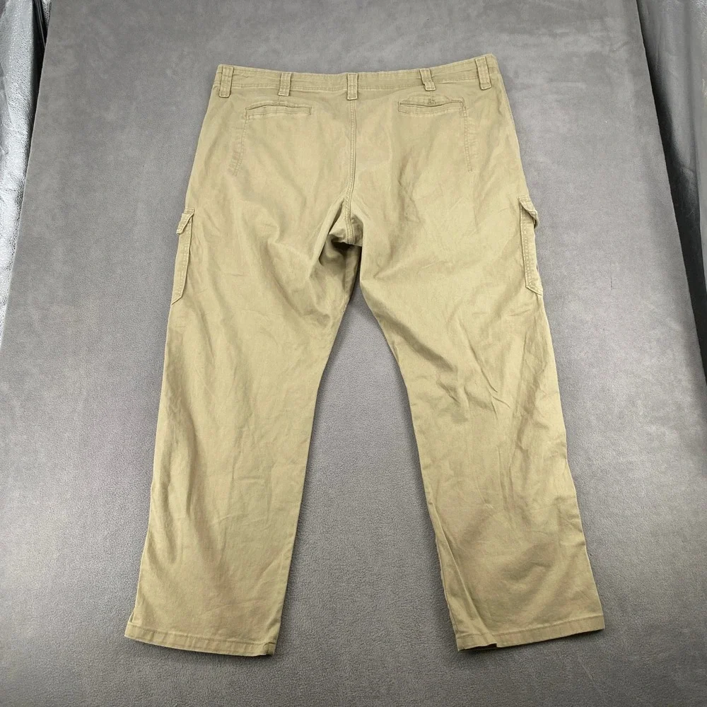 Wrangler Mens Relaxed Fit Cargo Pants Khaki Tan 44x30 70ABWEW Stretch Workwear